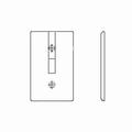 Leviton Wallplates 2 Gang Blank And Decora White P1426-W